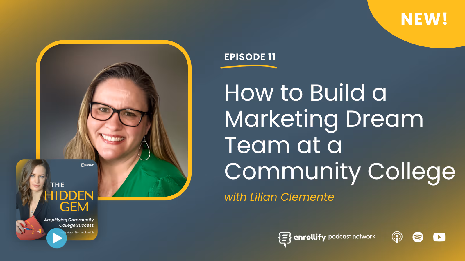 Episode #11: How to Build a Marketing Dream Team at a Community College