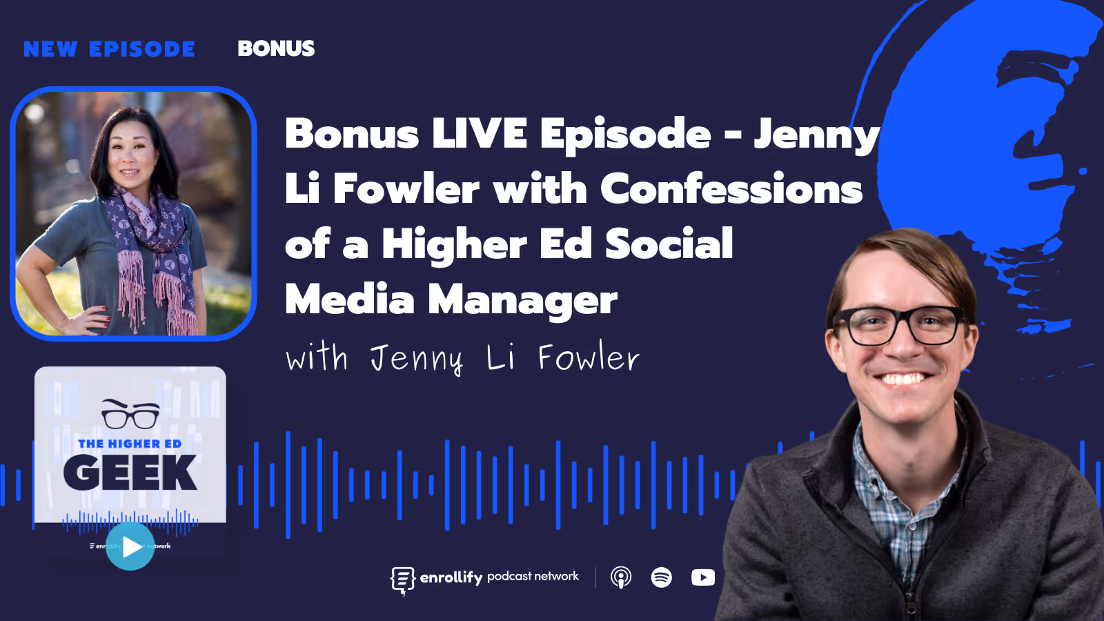 Bonus LIVE Episode - Jenny Li Fowler with Confessions from a Higher Ed Social Media Manager