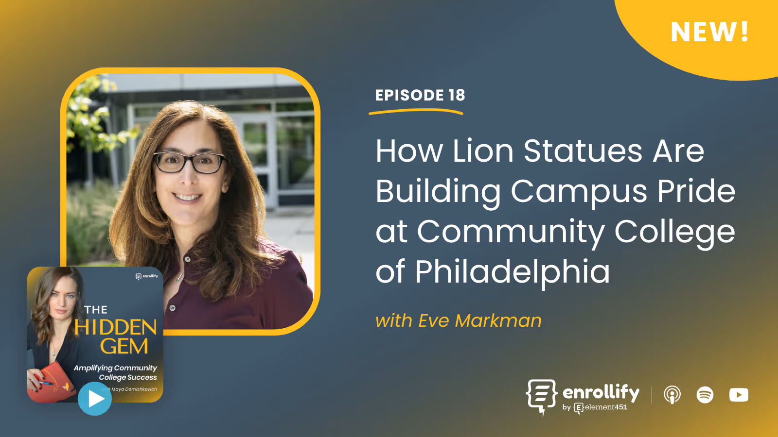 Episode #18: How Lion Statues Are Building Campus Pride at Community College of Philadelphia