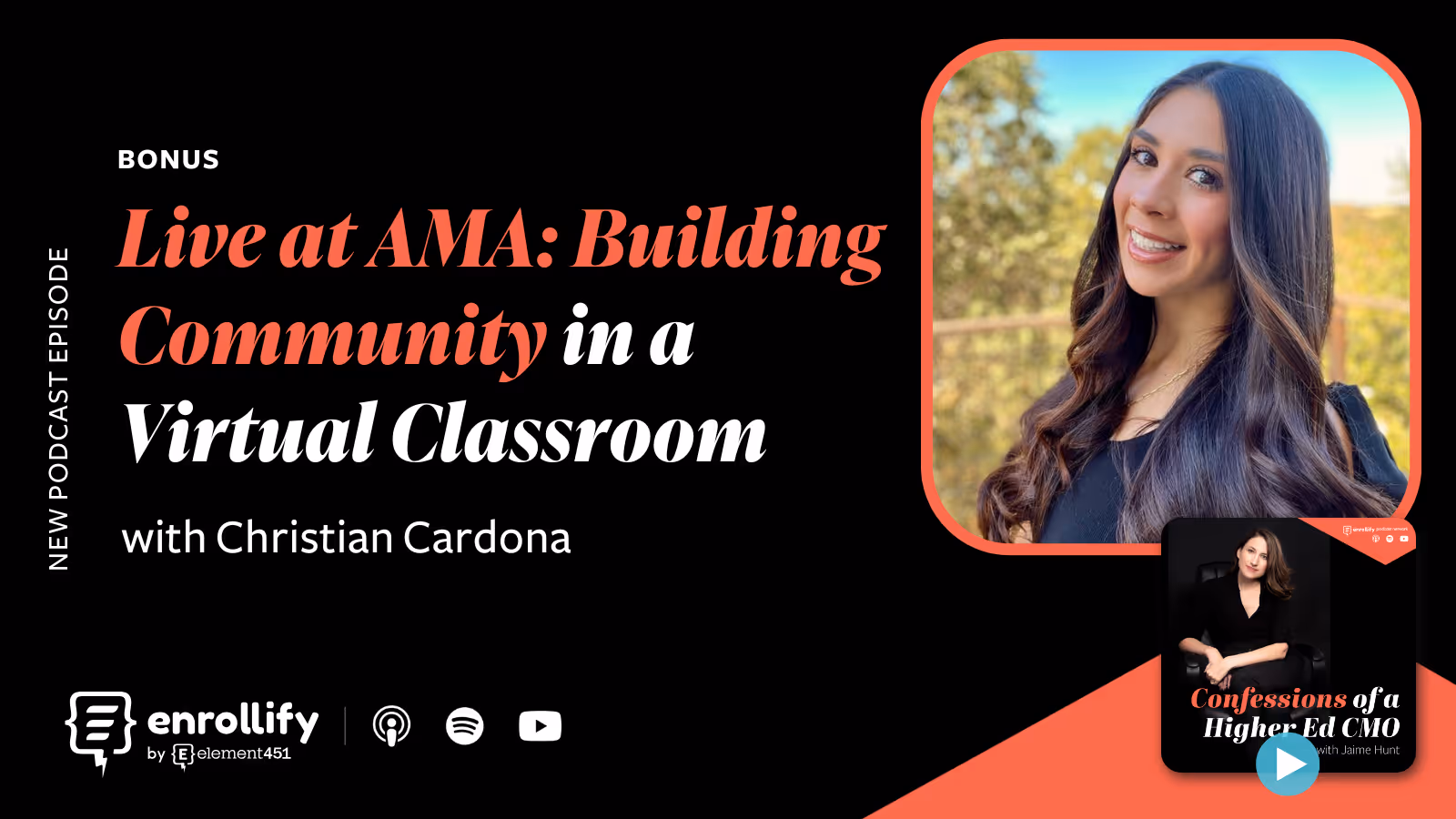 Live at AMA: Building Community in a Virtual Classroom