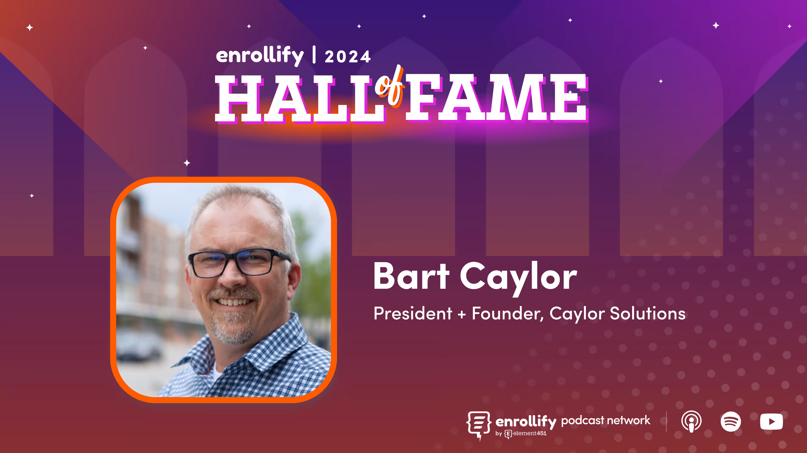 2024 Hall of Fame: Bart Caylor