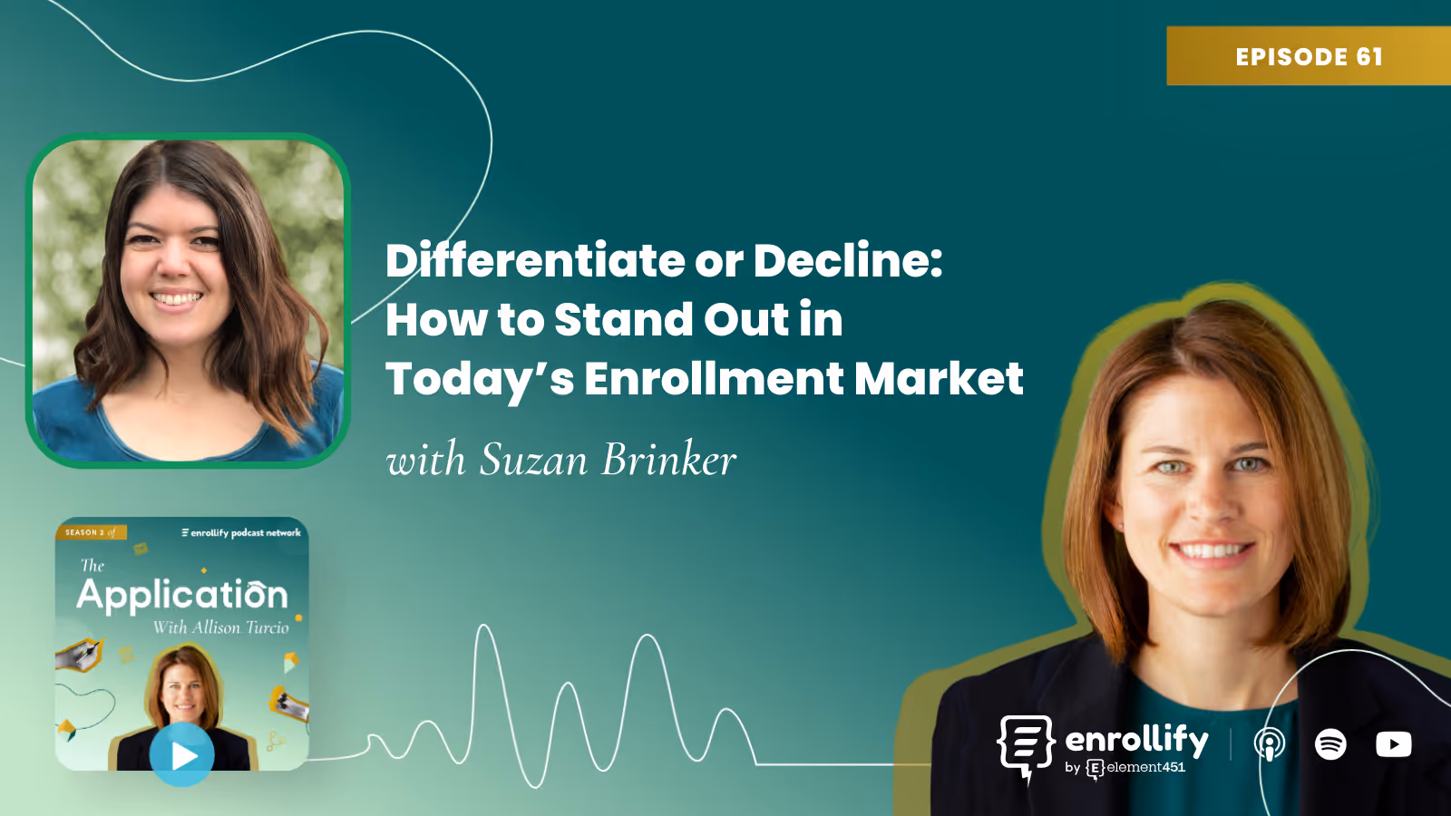 Episode 61: Differentiate or Decline: How to Stand Out in Today’s Enrollment Market