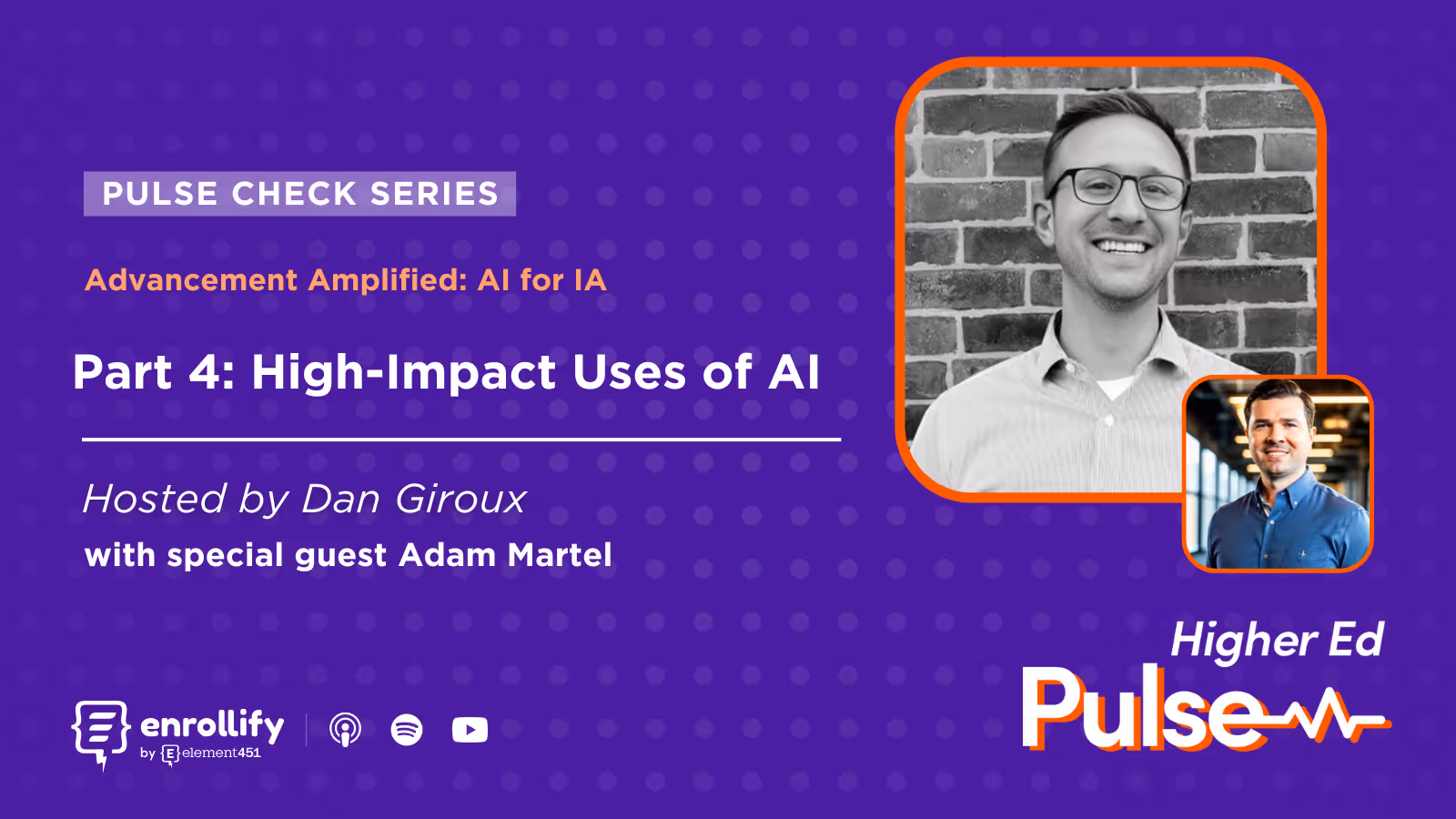 Pulse Check: Advancement Amplified: AI for IA — Pt. 4