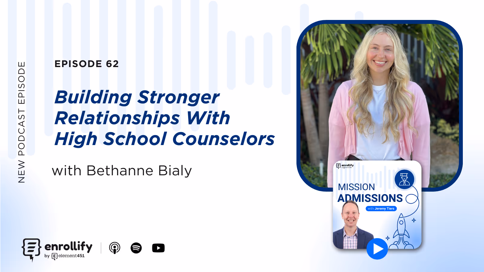 Ep. 62: Building Stronger Relationships With High School Counselors