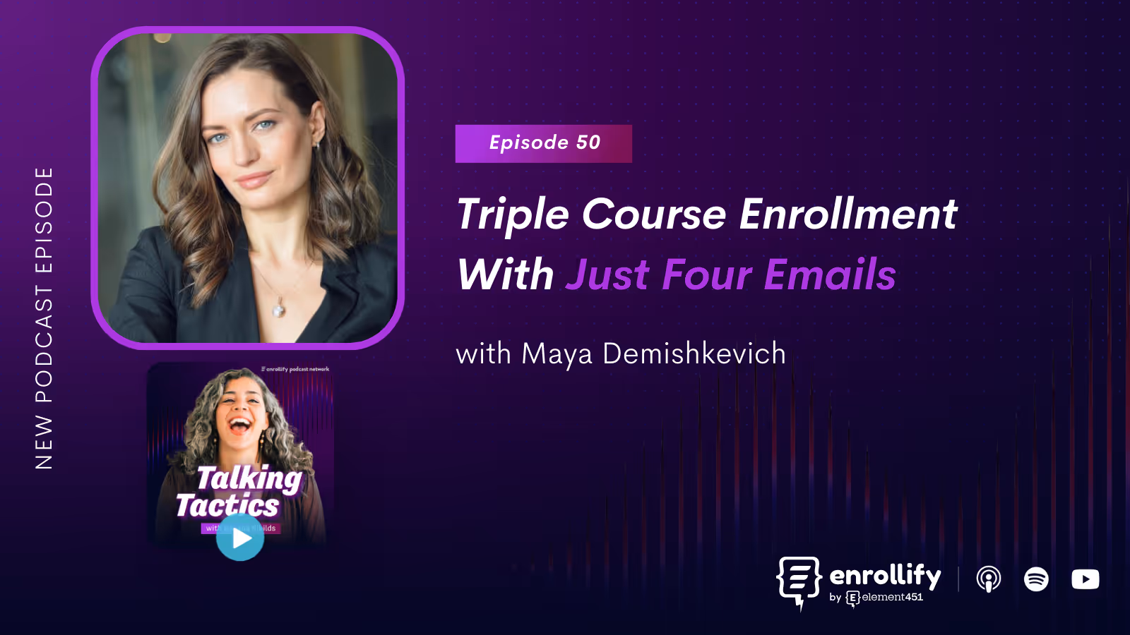 Episode 50: Triple Course Enrollment With Just Four Emails