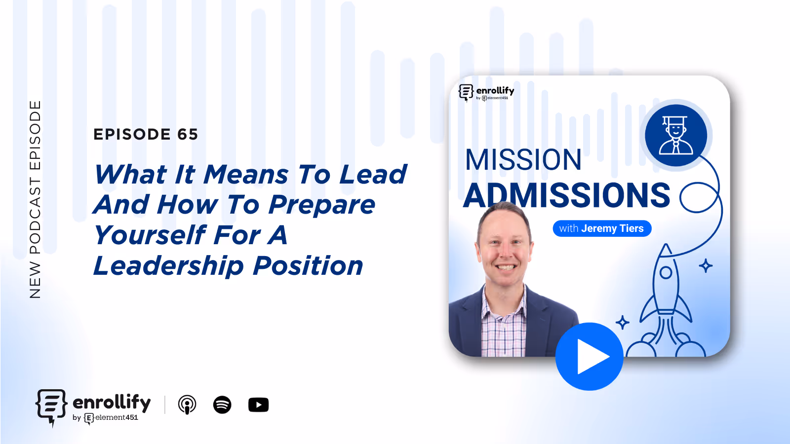 Ep. 65: What It Means To Lead And How To Prepare Yourself For A Leadership Position