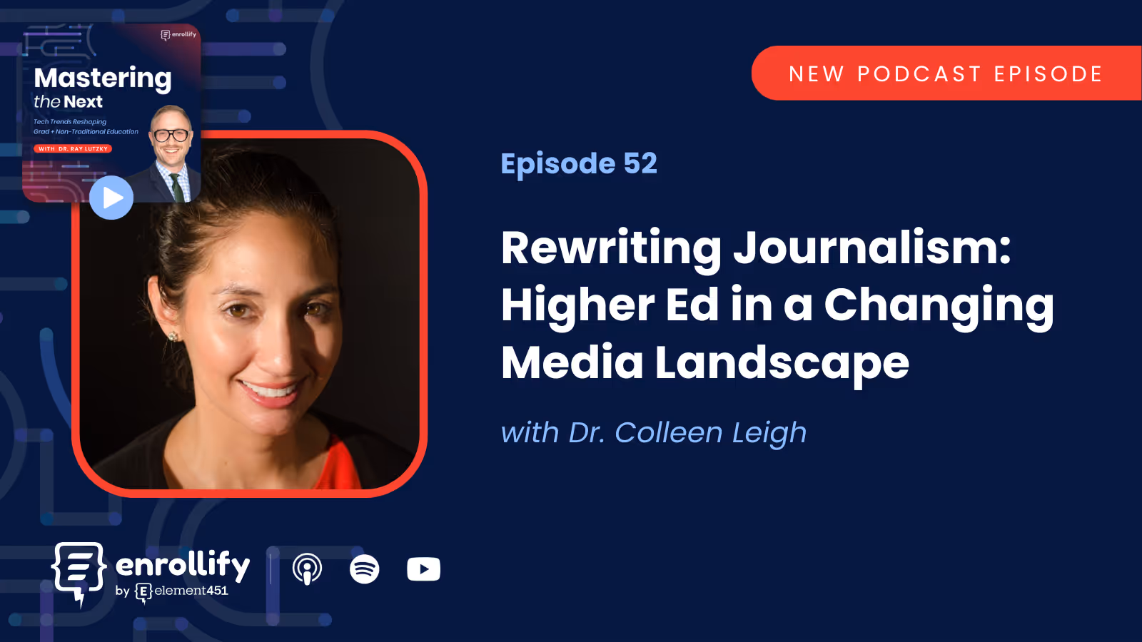 Episode #52: Rewriting Journalism: Higher Ed in a Changing Media Landscape