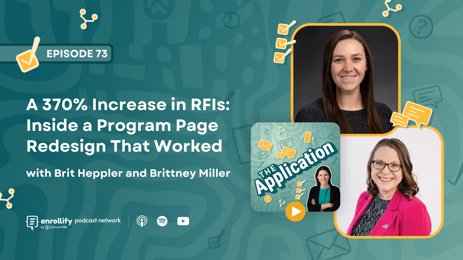 Episode 73: A 370% Increase in RFIs: Inside a Program Page Redesign That Worked
