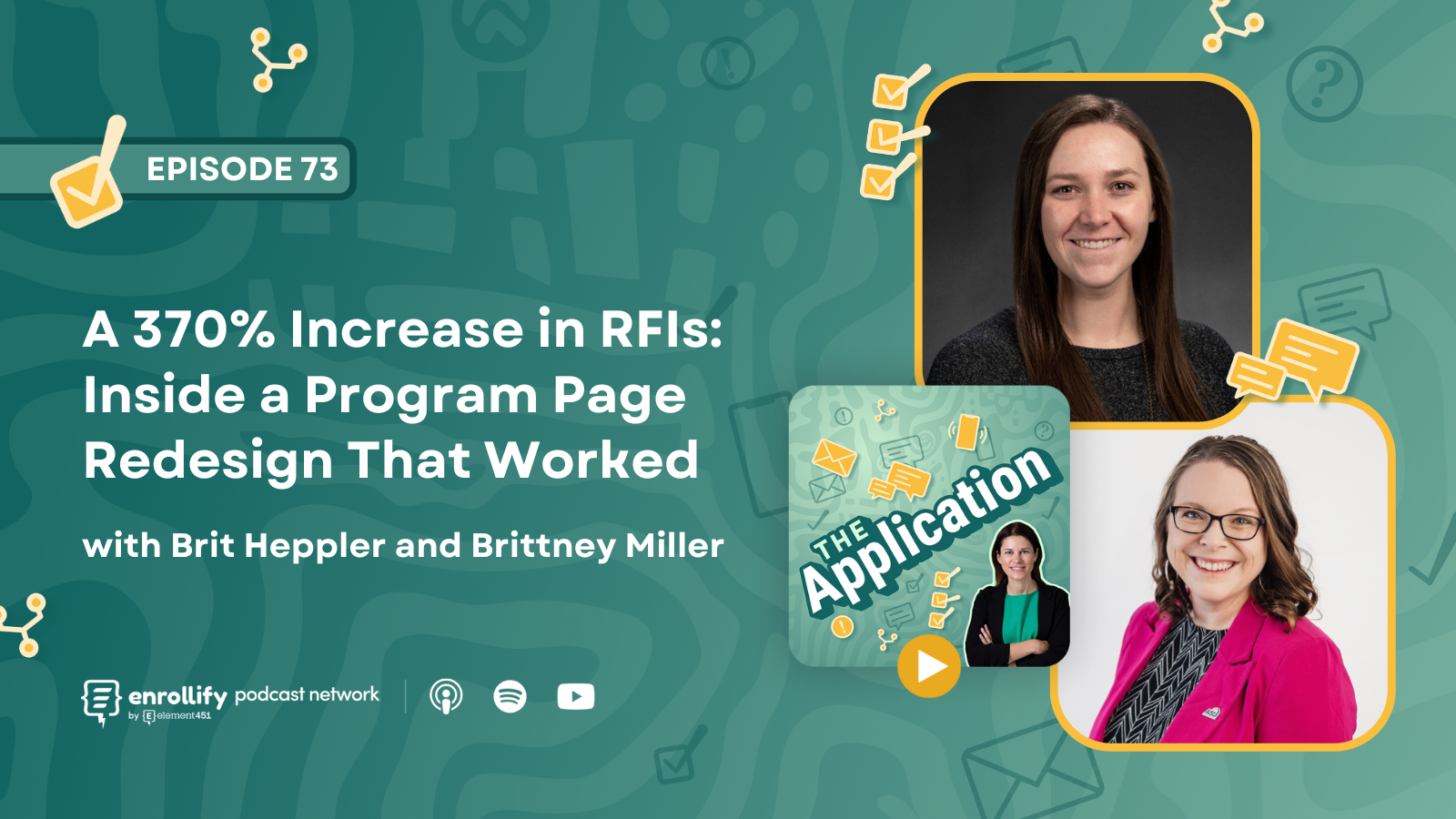 Episode 73: A 370% Increase in RFIs: Inside a Program Page Redesign That Worked