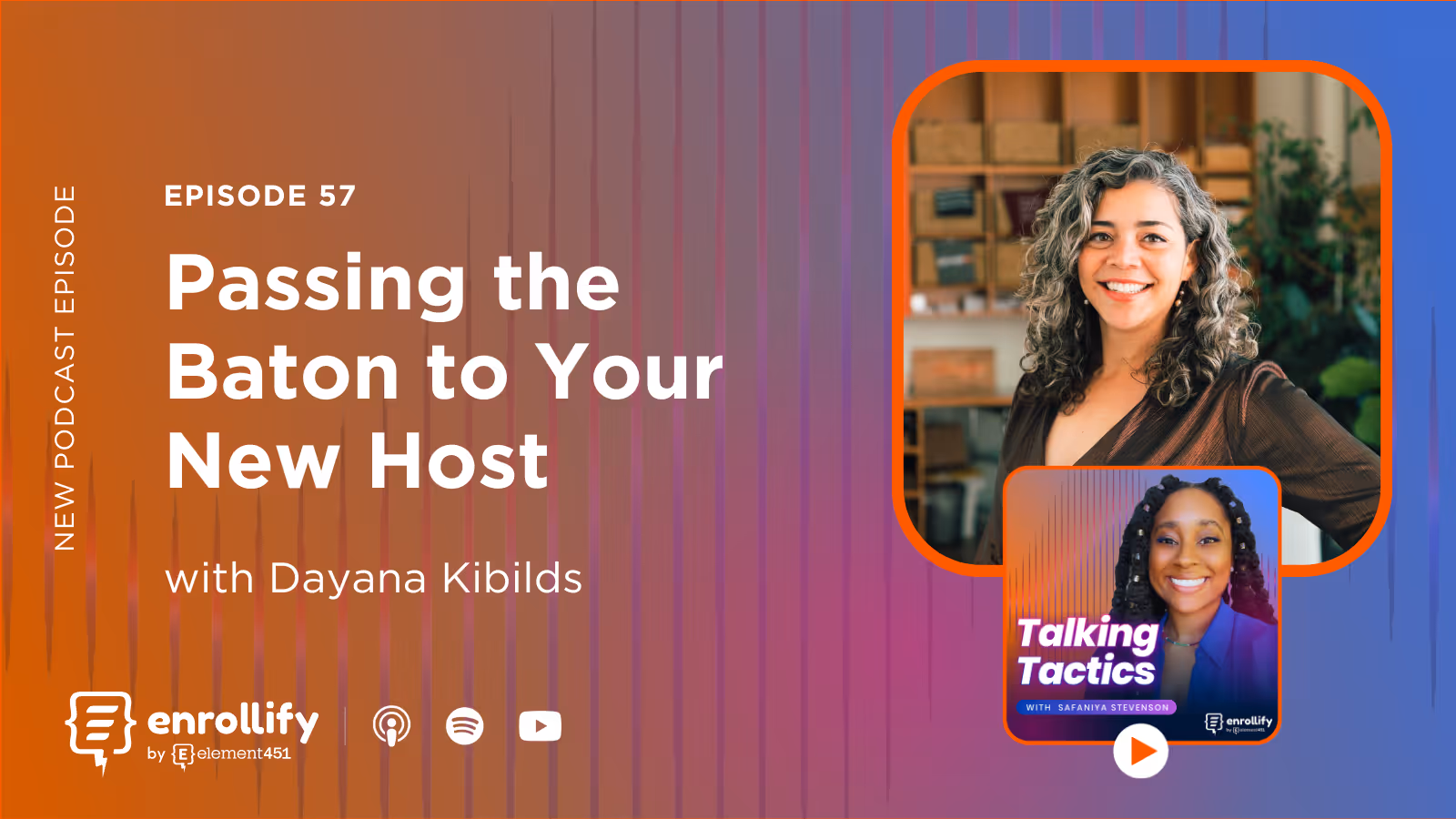 Episode 57: Passing the Baton to Your New Host