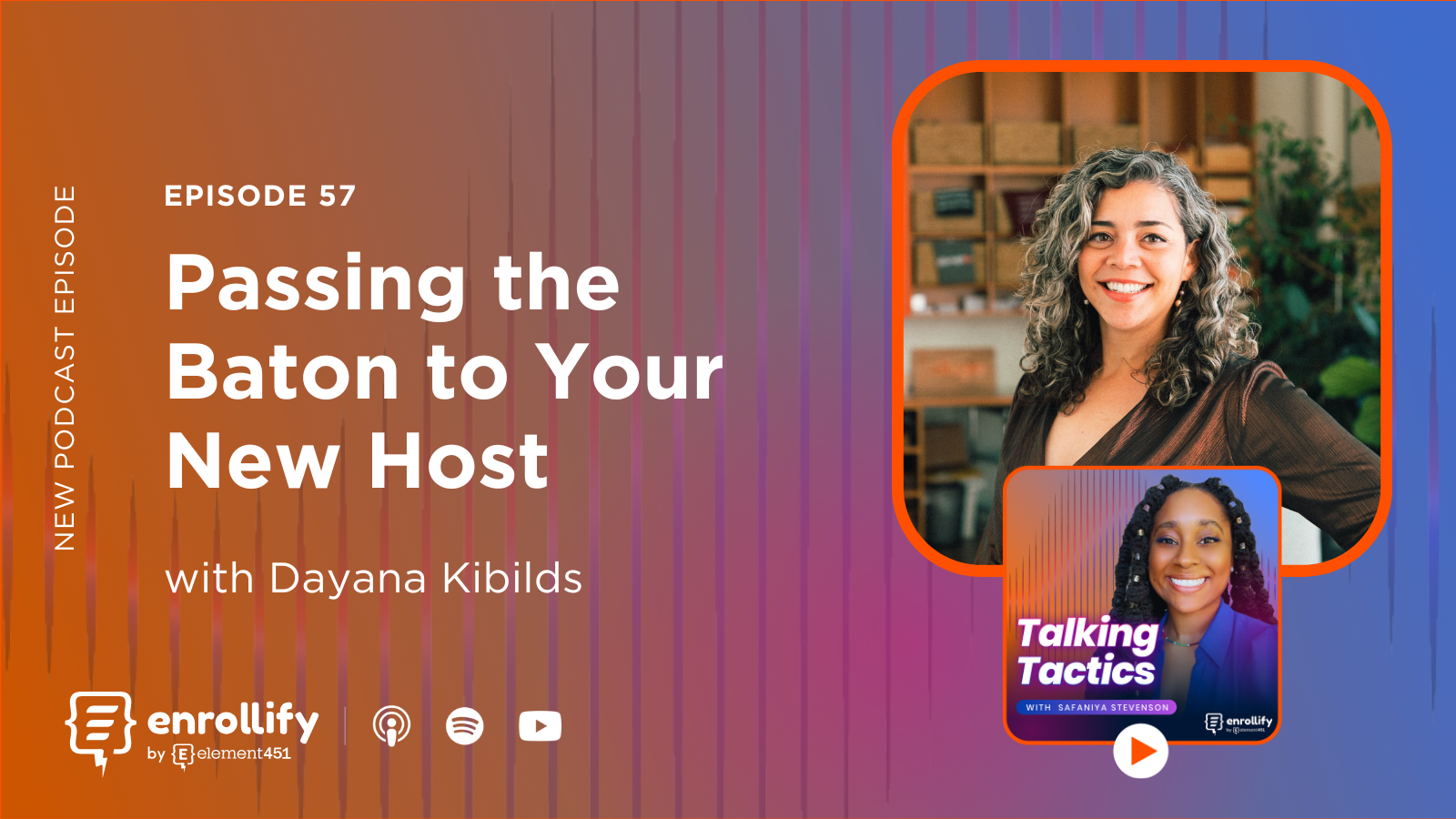 Episode 57: Passing the Baton to Your New Host