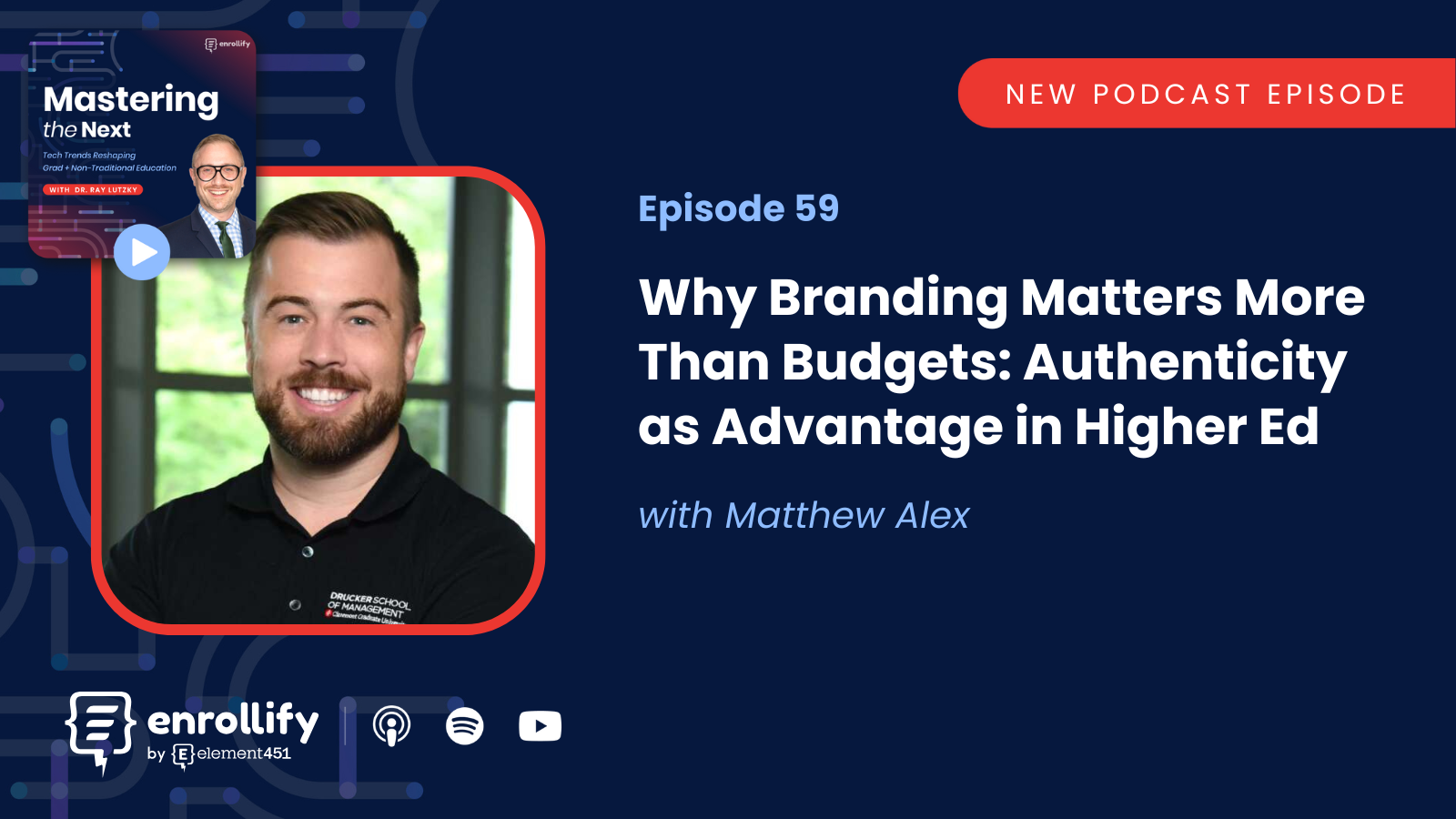 Episode #59: Why Branding Matters More Than Budgets: Authenticity as Advantage in Higher Ed