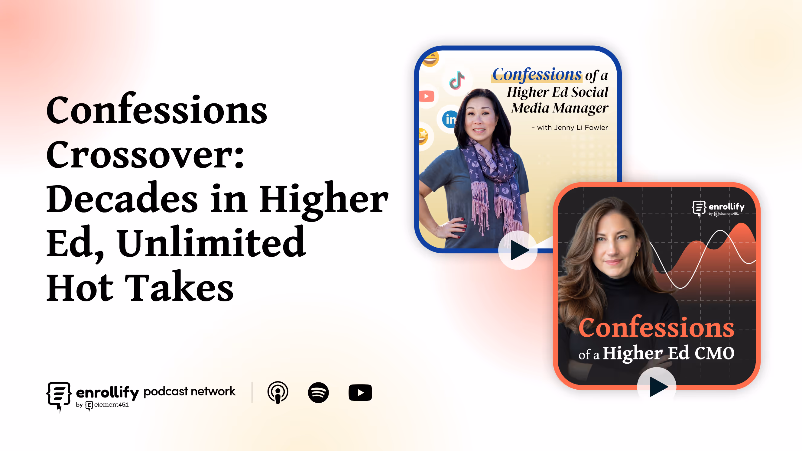 Bonus: Confessions Crossover: Decades in Higher Ed, Unlimited Hot Takes