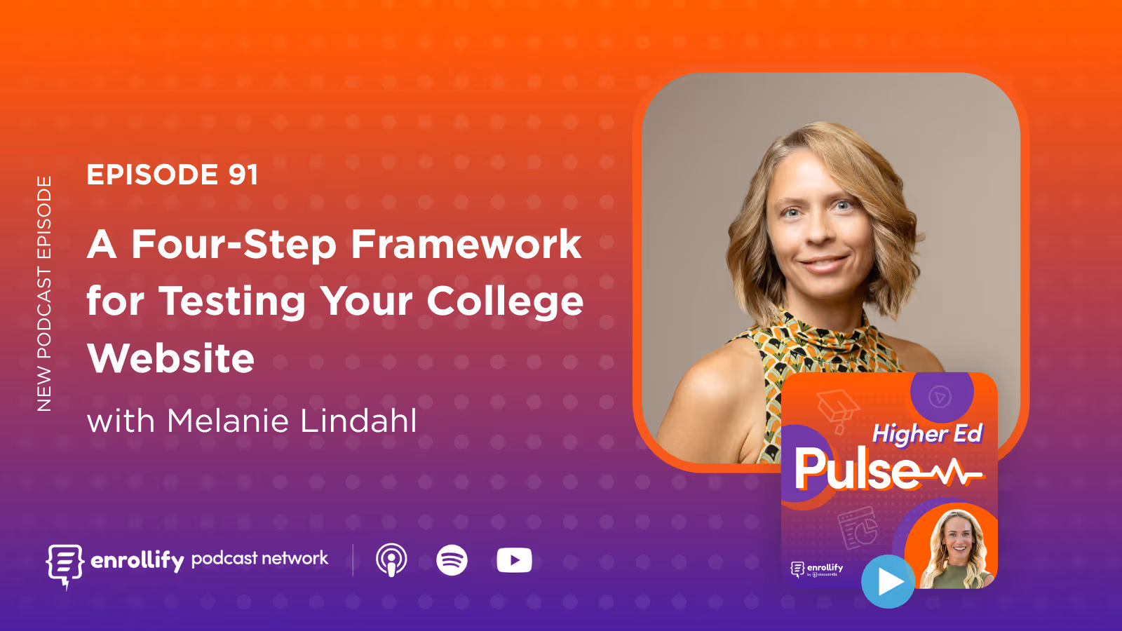 Episode 91: A Four-Step Framework for Testing Your College Website