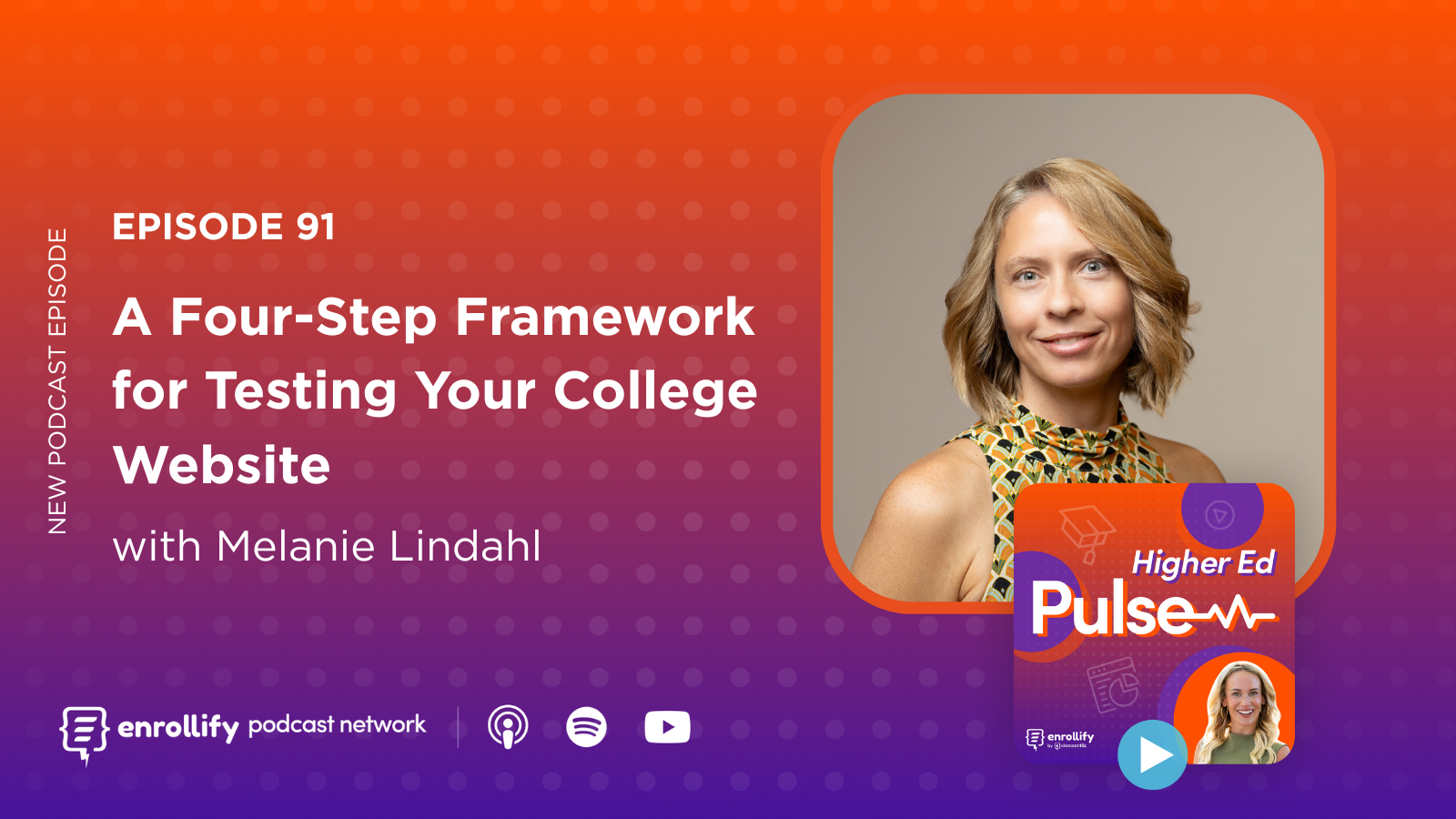 Episode 91: A Four-Step Framework for Testing Your College Website