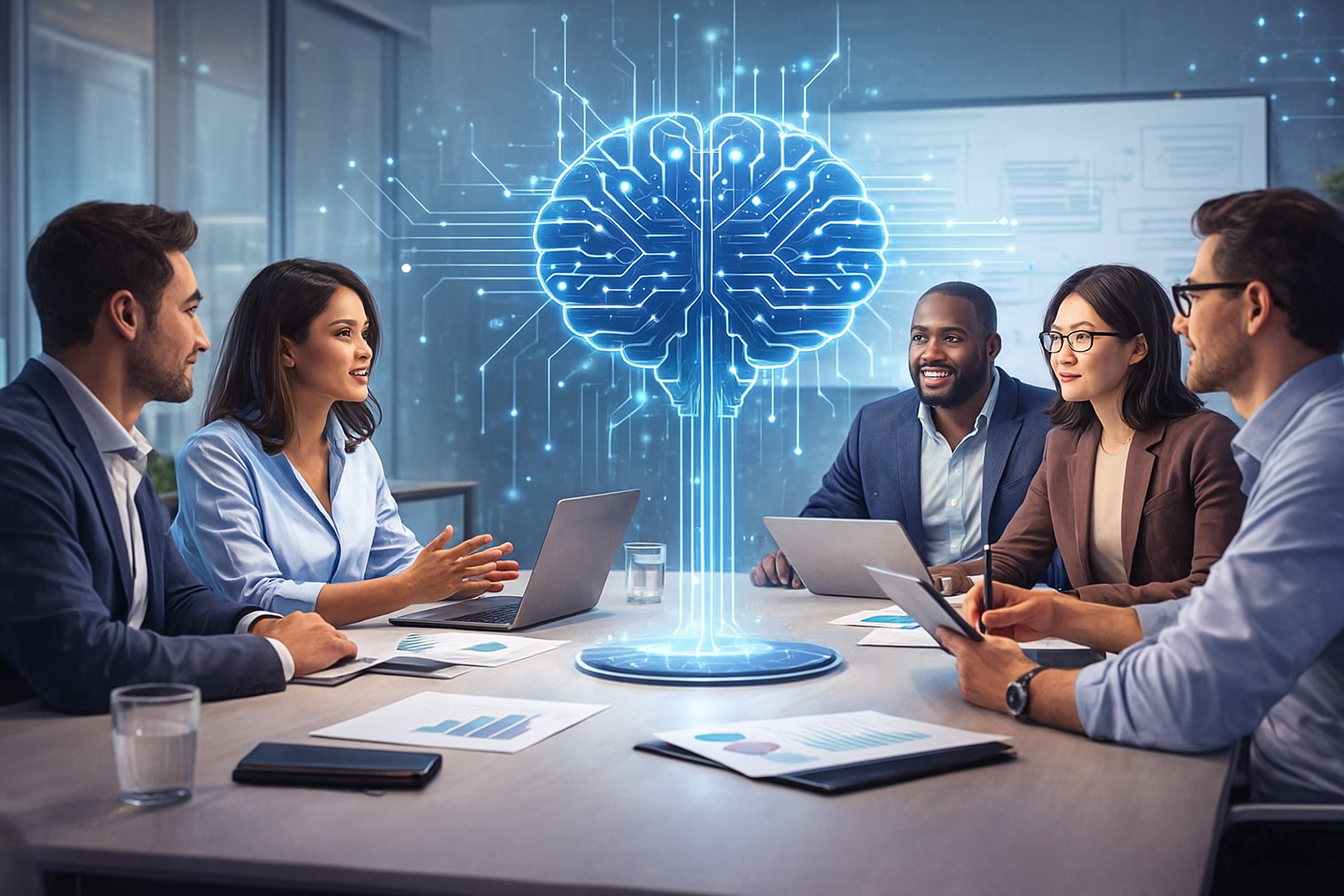 Using a Cross-Functional AI Council to Support AI Adoption