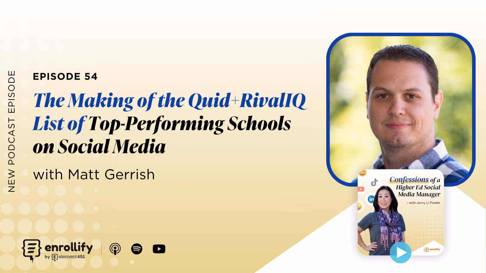 Ep. 54: The Making of the Quid+RivalIQ list of top performing schools on social media 