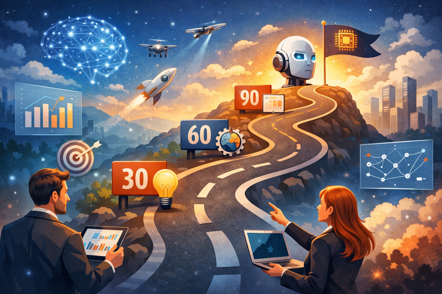 A 90 Day AI Adoption Roadmap for CMOs