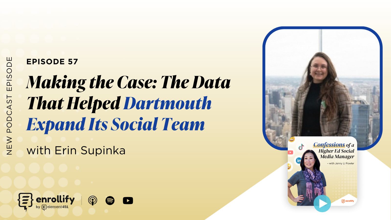 Ep. 57: Making the Case: The Data That Helped Dartmouth Expand Its Social Team