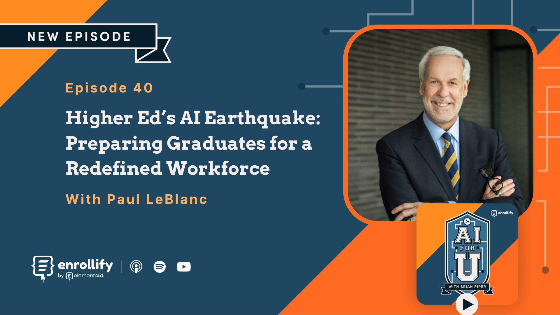 Ep. 40: Higher Ed’s AI Earthquake: Preparing Graduates for a Redefined Workforce