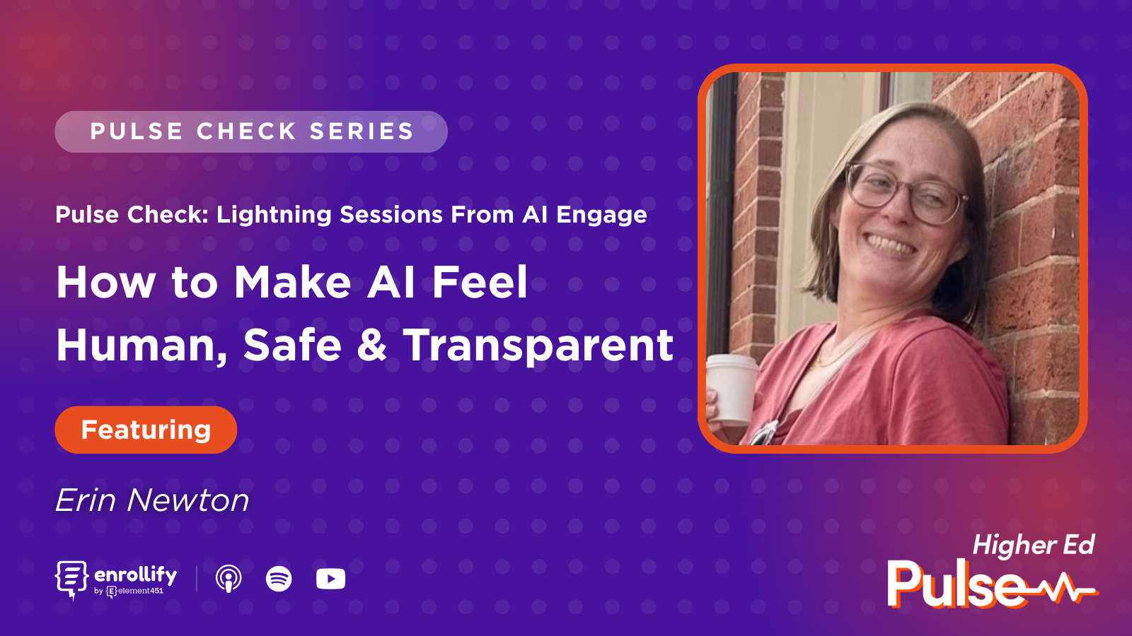Pulse Check: How to Make AI Feel Human, Safe & Transparent [Lightning Session]