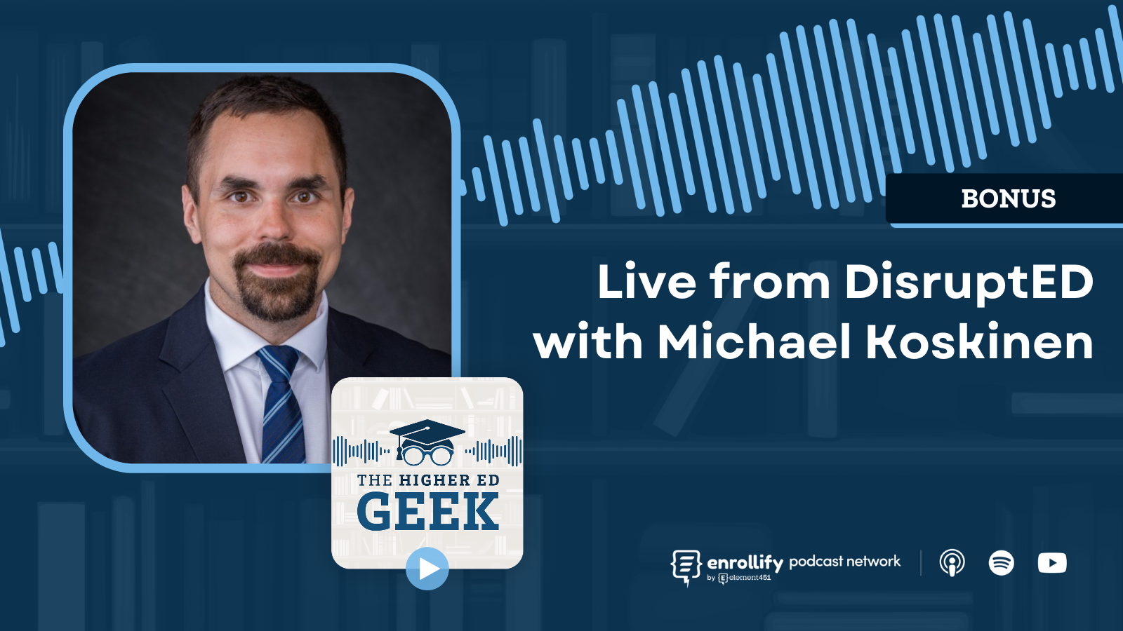 Live from DisruptED with Michael Koskinen