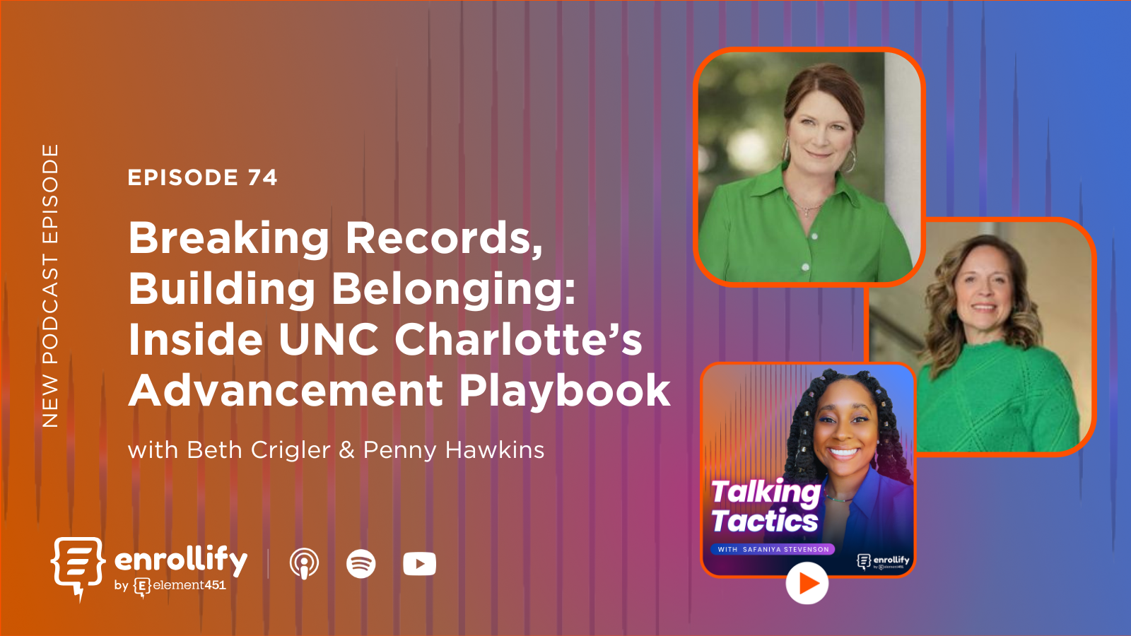 Episode 74: Breaking Records, Building Belonging: Inside UNC Charlotte’s Advancement Playbook