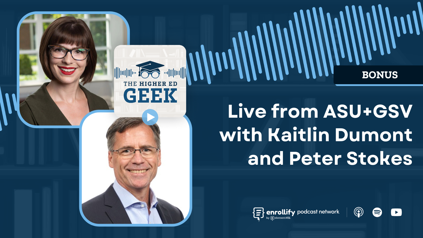 Live from ASU+GSV with Kaitlin Dumont and Peter Stokes