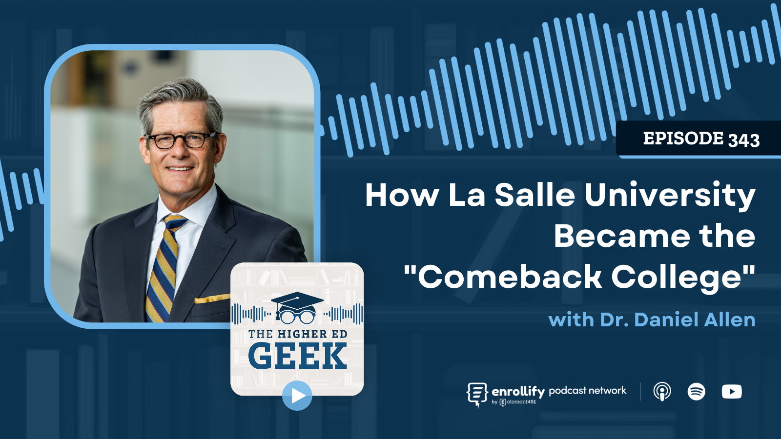 Episode #343: How La Salle University Became the "Comeback College"