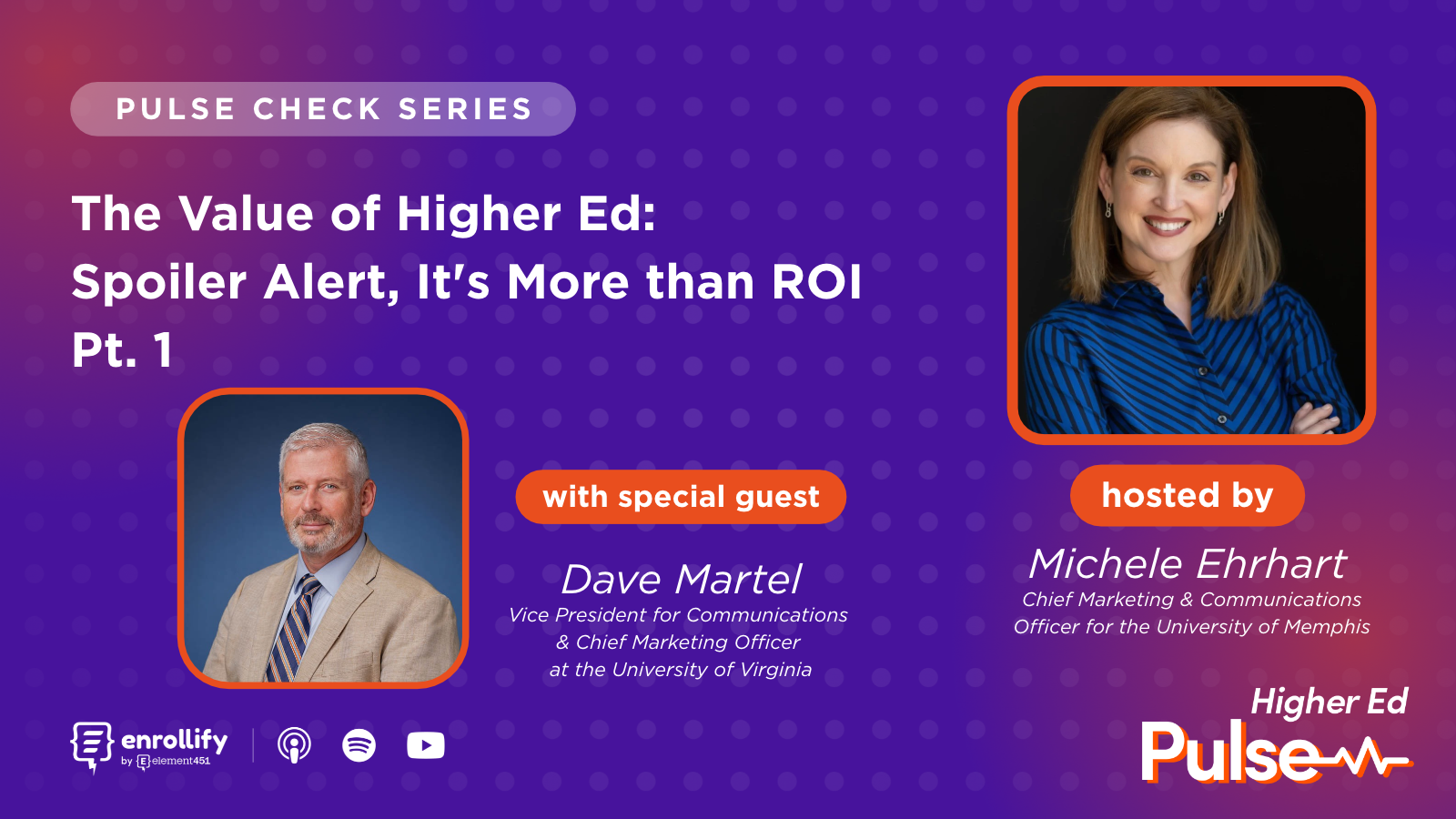 Pulse Check: The Value of Higher Ed: Spoiler Alert, It's More than ROI — Part 1