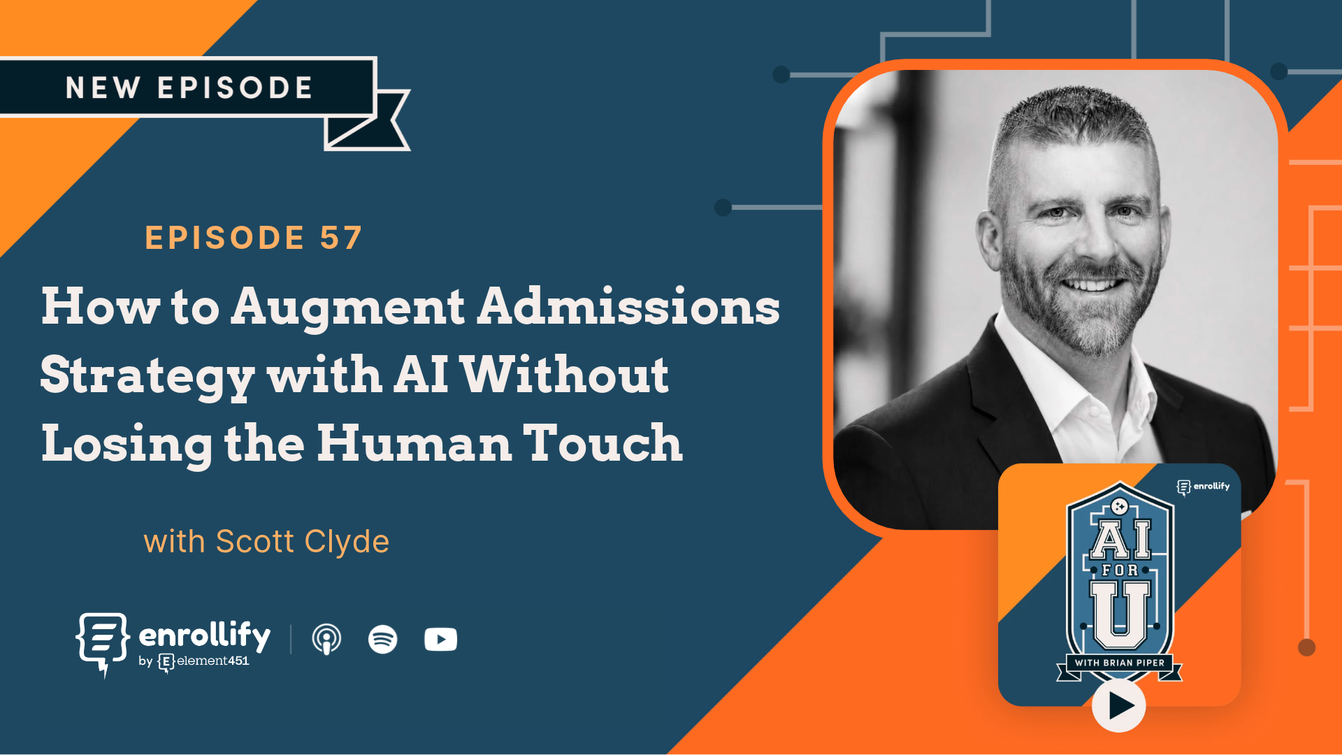 Ep. 57: How to Augment Admissions Strategy with AI Without Losing the Human Touch