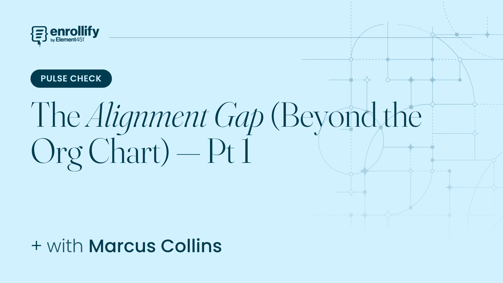 Pulse Check: The Alignment Gap (Beyond the Org Chart) — Pt 1