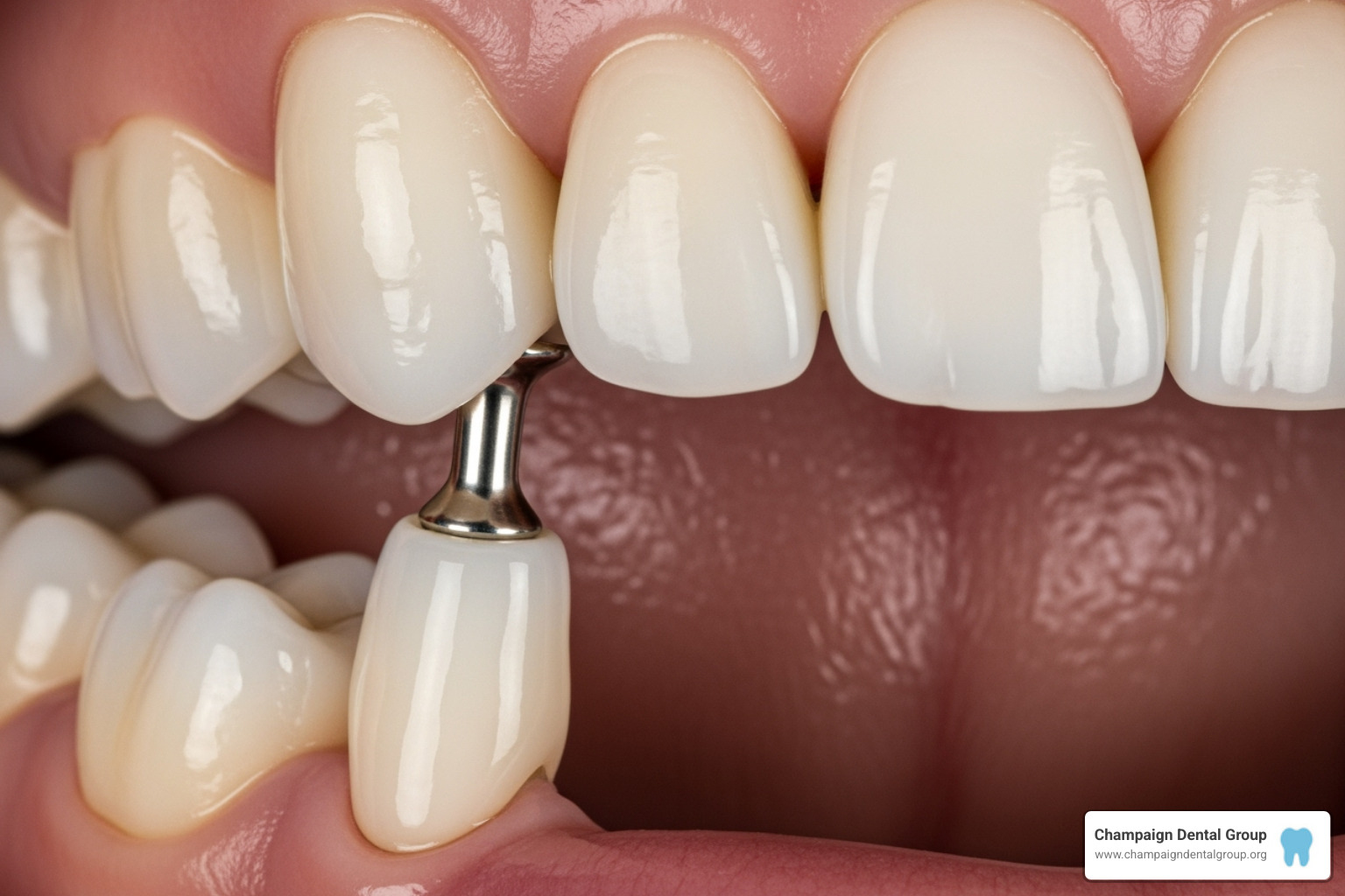 A cantilever dental bridge, a unique solution for a single missing tooth supported by healthy teeth on only one side. - cantilever bridge teeth
