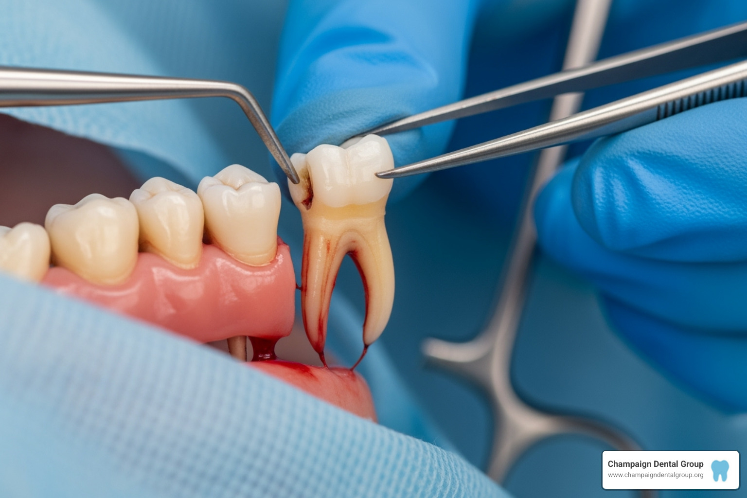 a dentist explaining sedation options to a patient - molar extraction cost