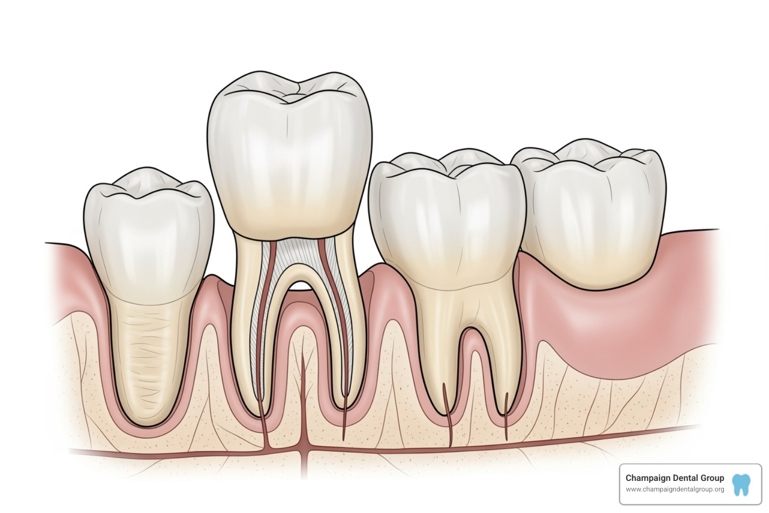 Dental Bridge Diagram - Missing tooth replacement Dental Bridge Diagram - Missing tooth replacement