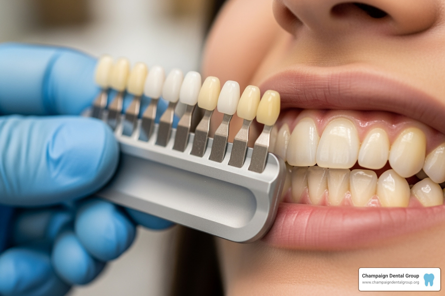 Shade guide used to measure tooth color - what is the most effective method of teeth whitening