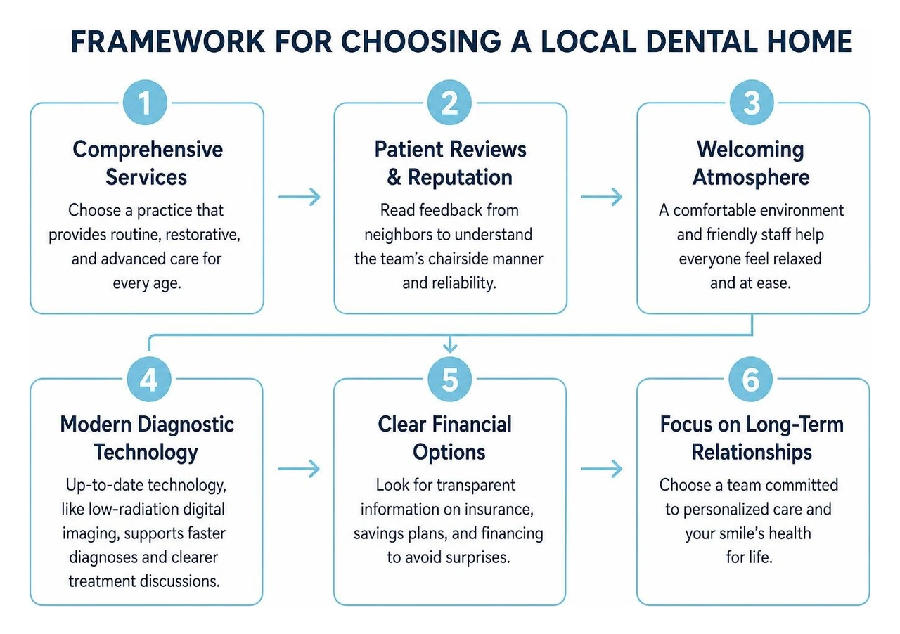 Framework for choosing a local dental home Framework for choosing a local dental home