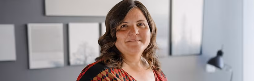 Professional profile of Catherine Inouye, a licensed therapist providing online therapy sessions through a digital mental health support platform.