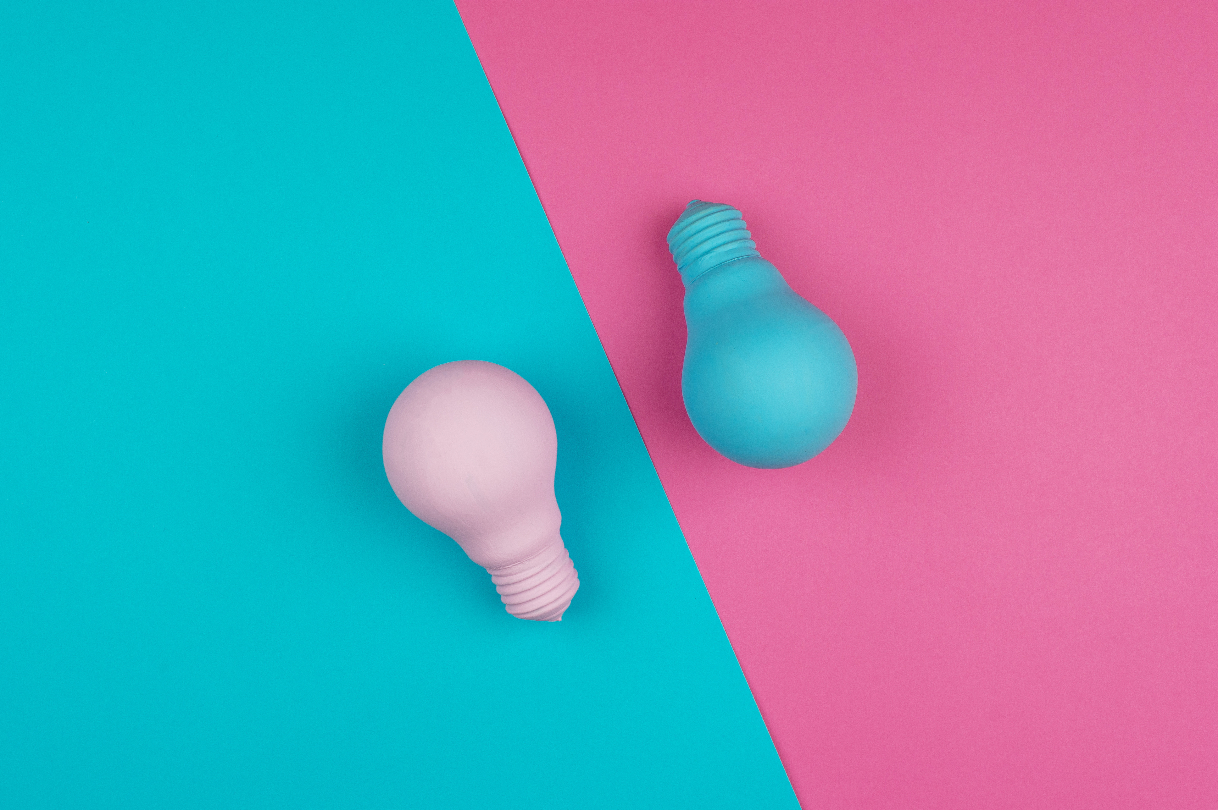 Creative idea lightbulbs concept for logo and design process, Maryville TN