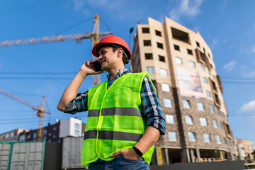 Knoxville home services contractor taking a phone call