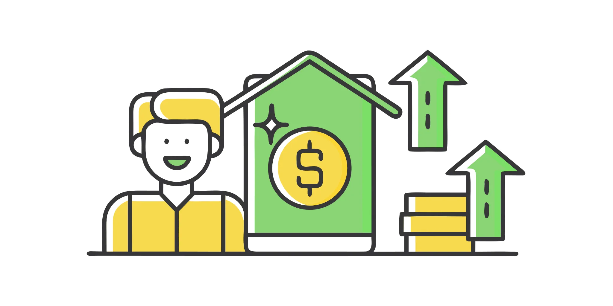 Smiling person holding cash from an instant approval cash advance.