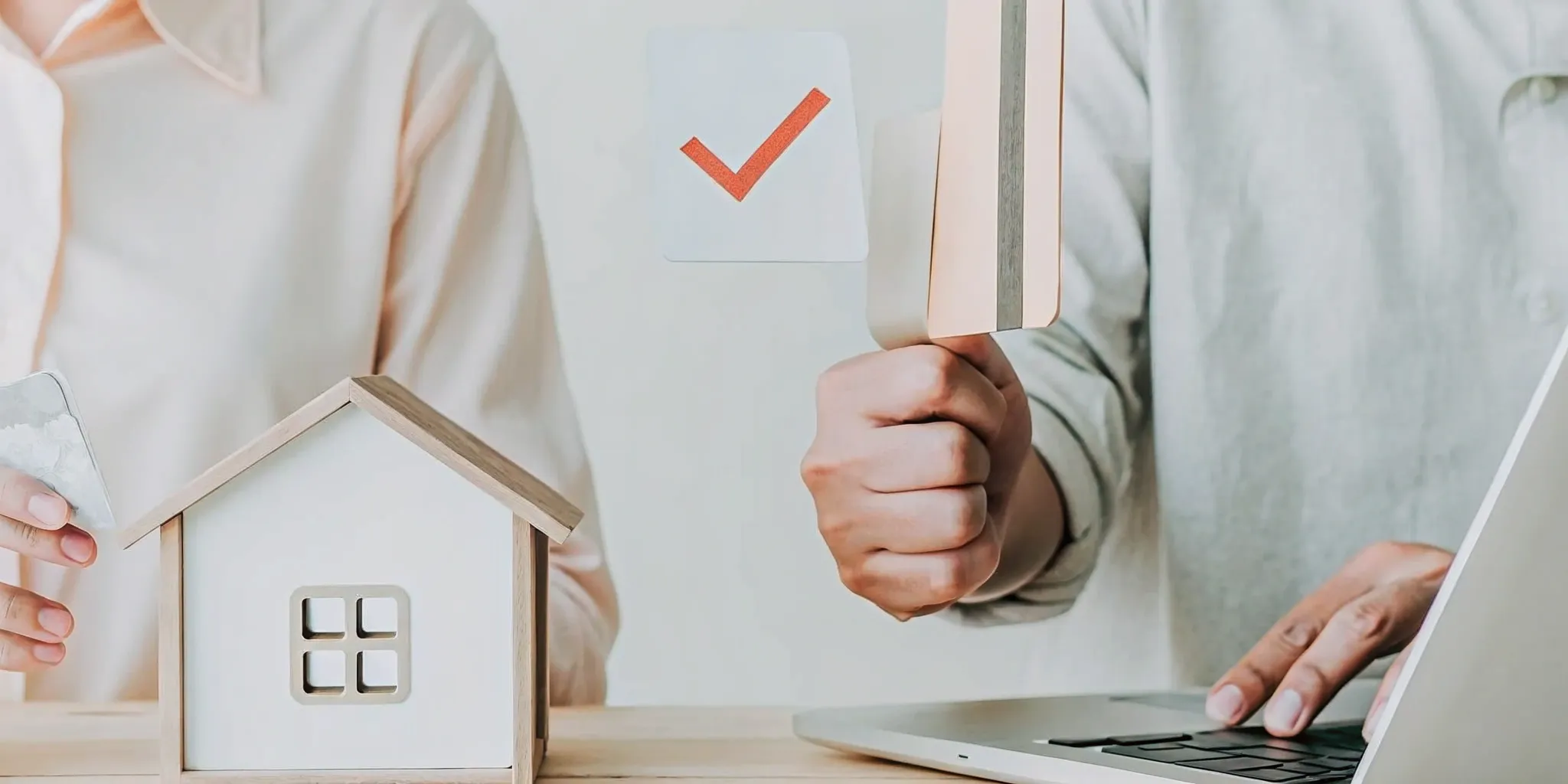 Applying for an online installment loan with instant approval on a laptop.