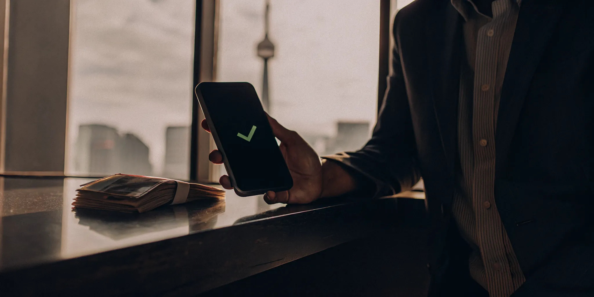 A person gets approved for cash today using their phone in Canada.