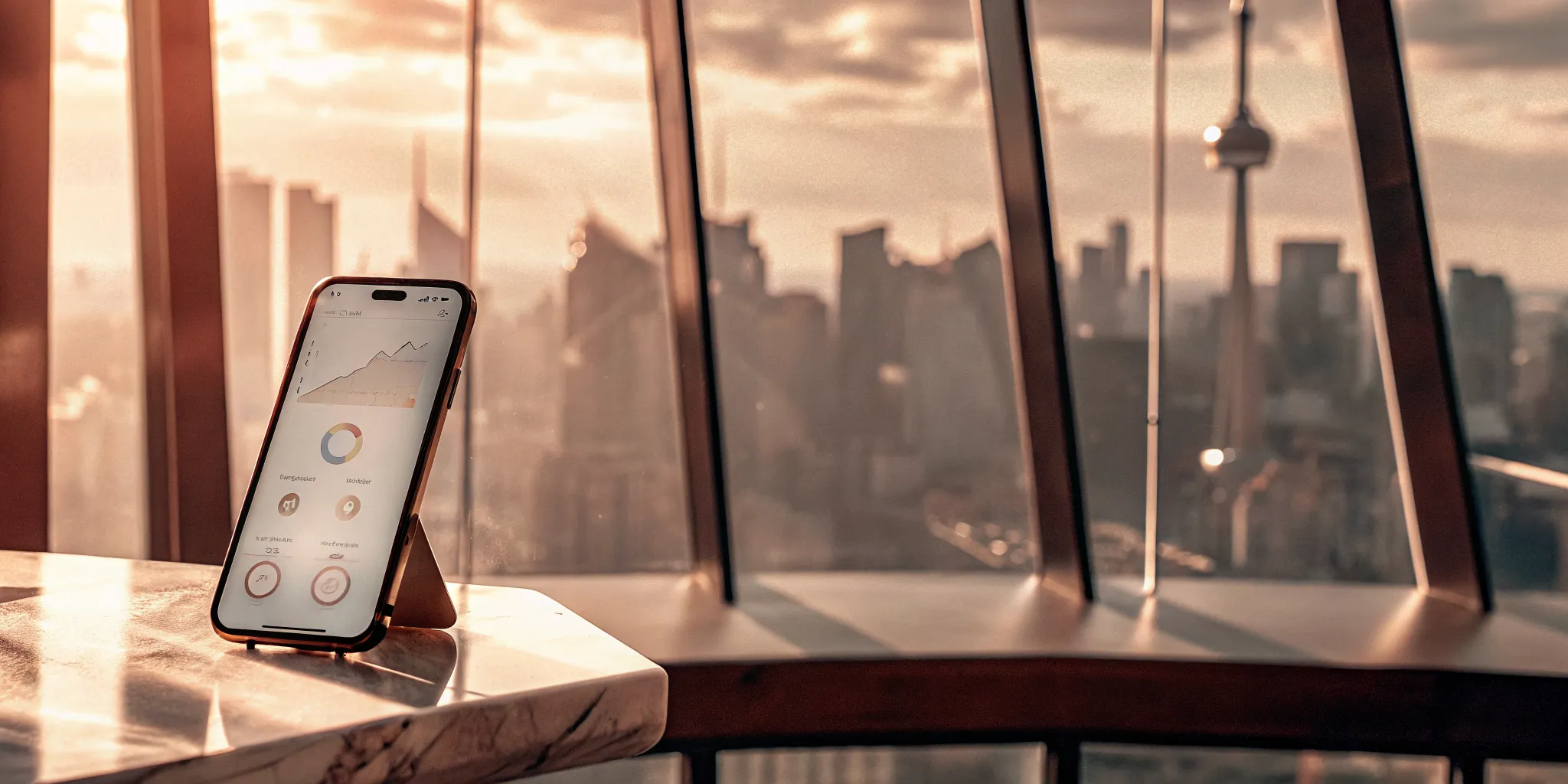 Managing personal finances on a smartphone with Consumer-Driven Banking in Canada.