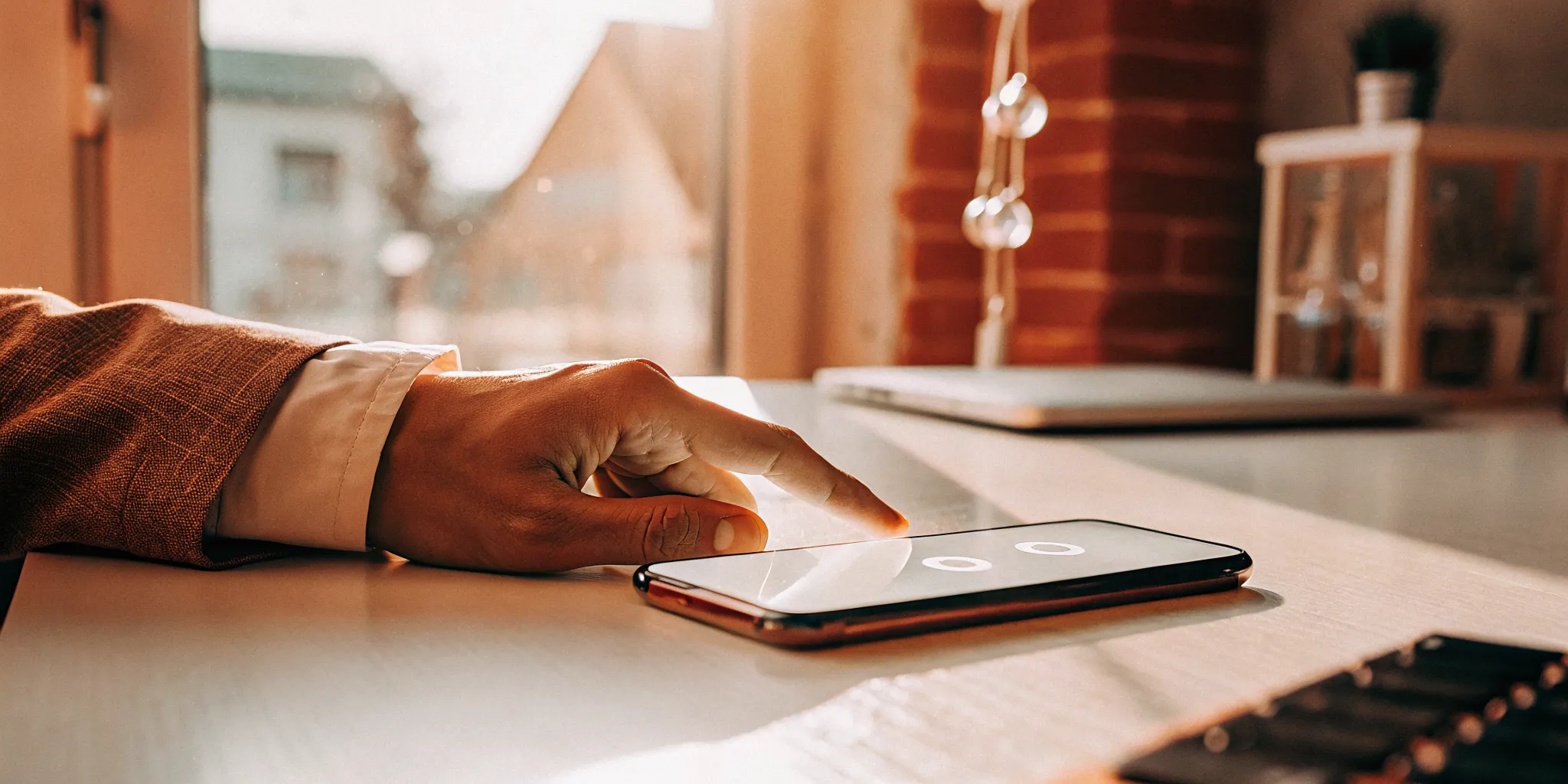 Applying for an Interac e-transfer loan on a smartphone.