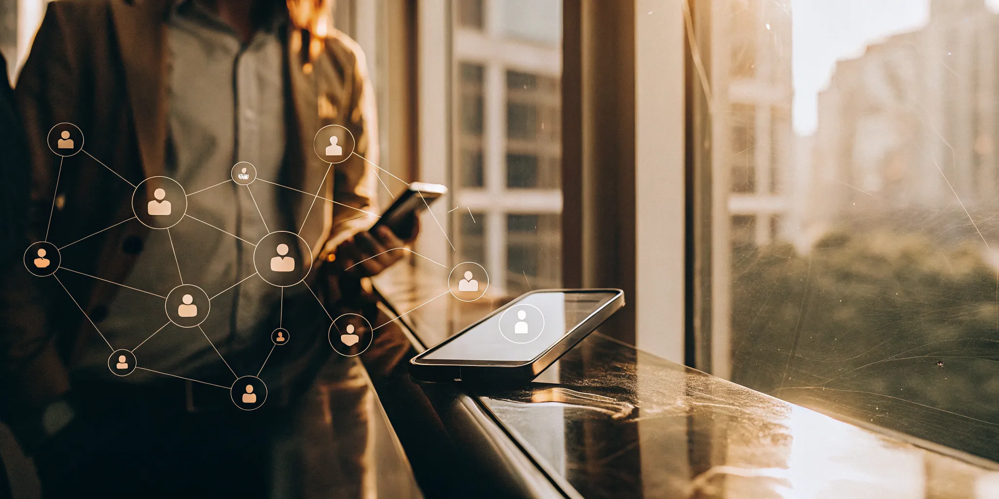 Open Banking Canada shown on a smartphone with icons representing secure financial data sharing.
