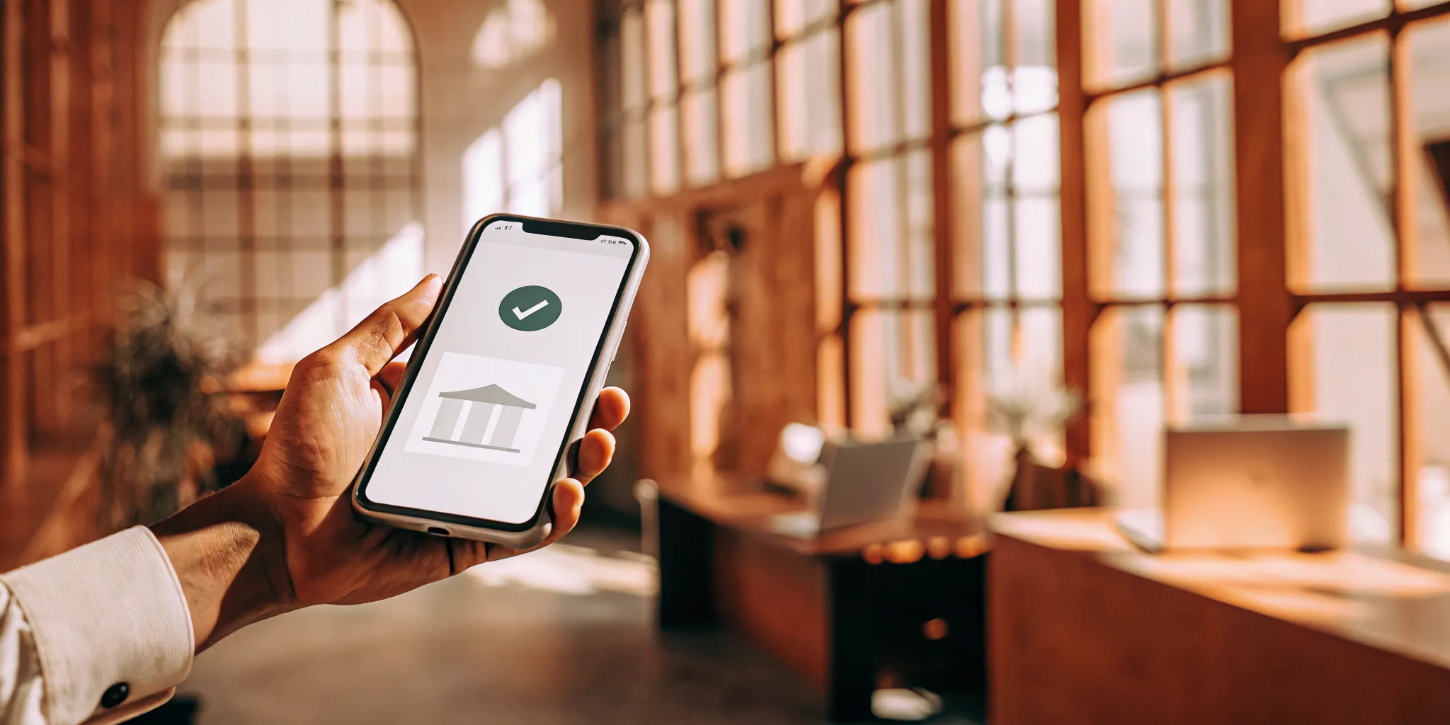 A smartphone showing an approved $500 instant loan online with no credit check.