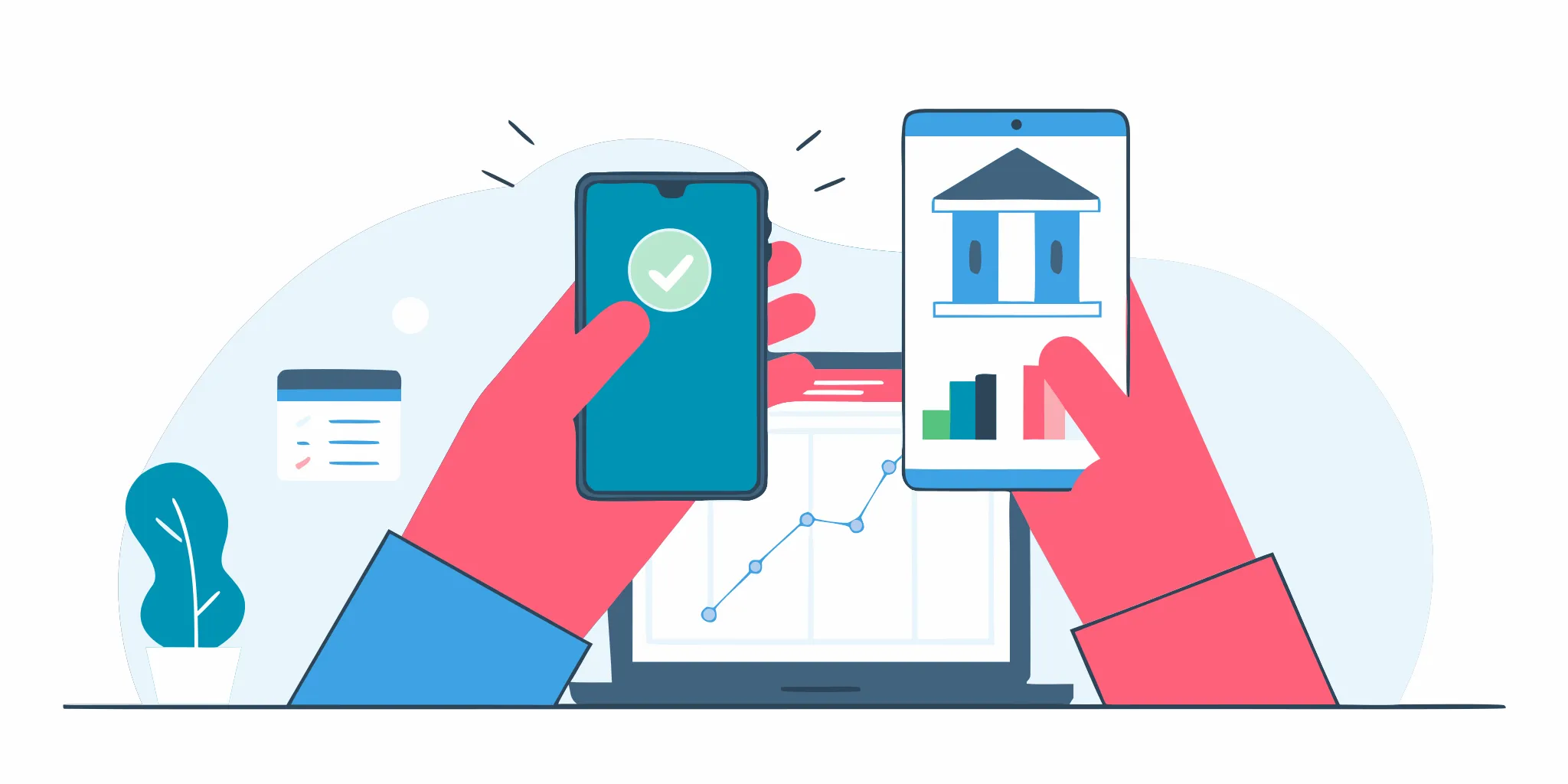 A phone showing a loan approval from a direct payday lender with same day funding.