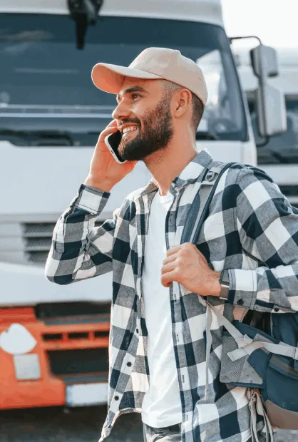 A customer finding out how Bizcap business loans work.