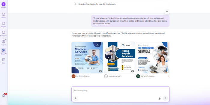 Canva AI tools in use